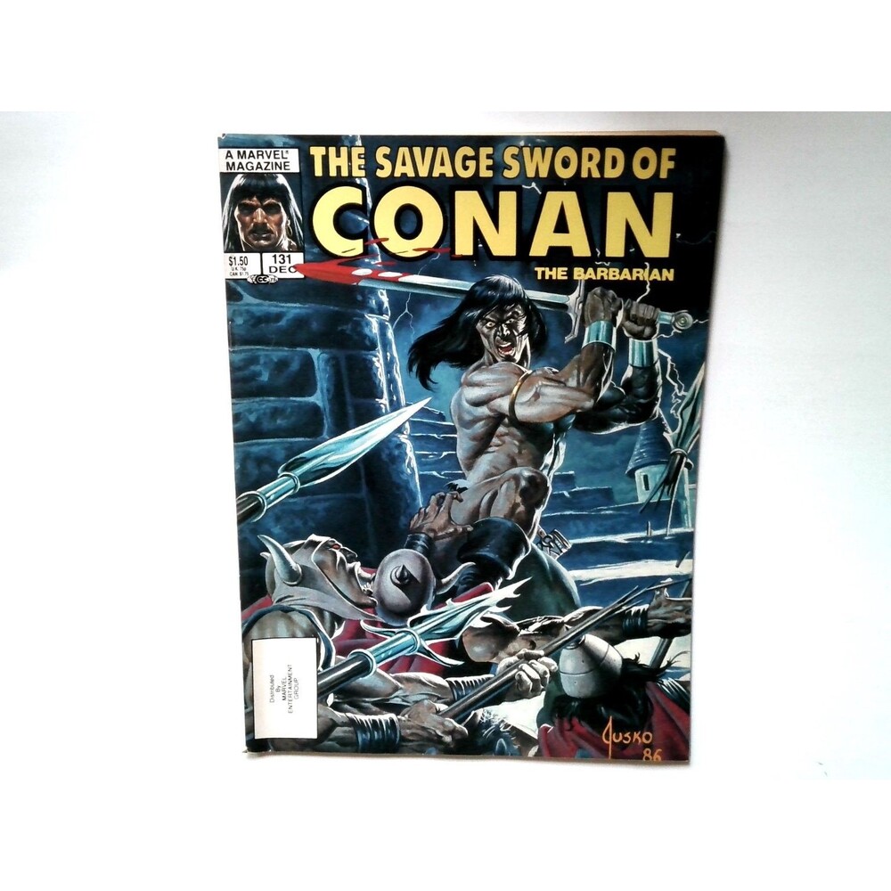 Savage Sword of Conan #131 Marvel Joe Jusko Cover 1986 Magazine